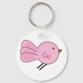 Cute Little Pink Bird Keychain キーホルダー (裏面)
