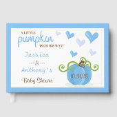 Cute Little Pumpkin Baby Shower ゲストブック (正面)