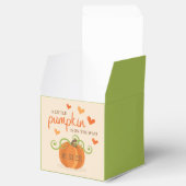 Cute Little Pumpkin Baby Shower フェイバーボックス (オープン)