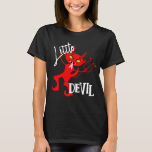 Cute Little Red Debilのグラフおもしろいィック Tシャツ
