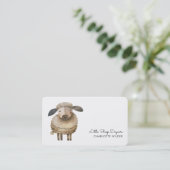 Cute Little Sheep Daycare Business Card 名刺 (スタンド正面)