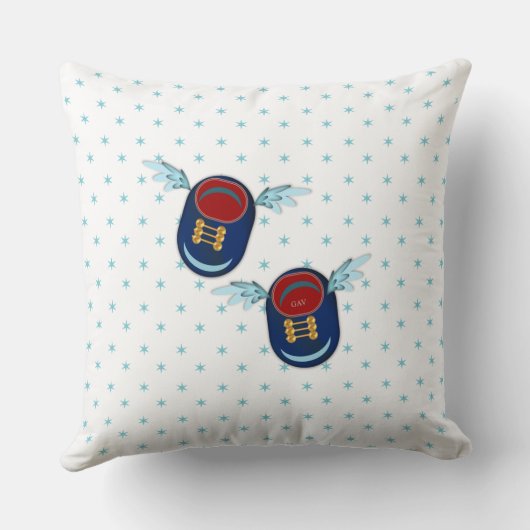 Cute little shoes クッション (裏面)