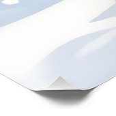 Cute little snowman with scarf & hat フォトプリント            (角)