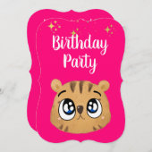 cute little tiger 招待状 (正面/裏面)