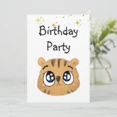 cute little tiger 招待状 (スタンド正面)