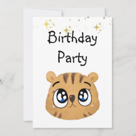 cute little tiger 招待状