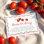 Cute Little Tomato Books for Baby エンクロージャーカード