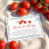 Cute Little Tomato Books for Baby エンクロージャーカード