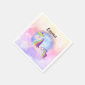 Cute little unicorn  スタンダードカクテルナプキン (角)