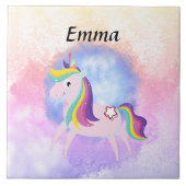 Cute little unicorn タイル (正面)