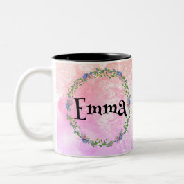 Cute little unicorn  ツートーンマグカップ