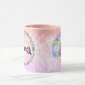 Cute little unicorn  マグカップ (中央)