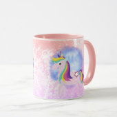 Cute little unicorn  マグカップ (正面右)