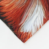 Cute Little wilderness Fox フリースブランケット (角)