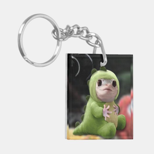 Cute Lizard Plushie キーホルダー (正面左)