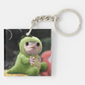 Cute Lizard Plushie キーホルダー (裏面)