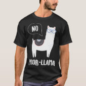 Cute Llama Alpaca Prob Llama  Farm Animals Tシャツ (正面)