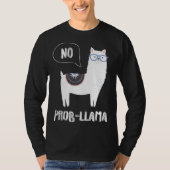 Cute Llama Alpaca Prob Llama  Farm Animals Tシャツ (正面)