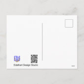 Cute Llama Cartoon Happy Birthday Postcard シーズンポストカード (裏面)