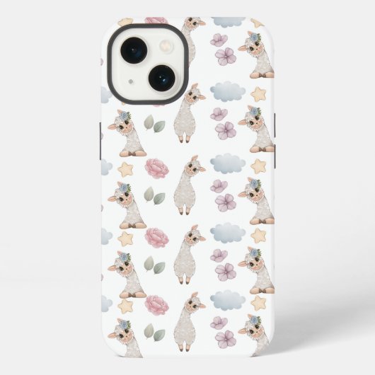 CUTE LLAMA Case-Mate iPhone case iPhoneケース (裏面)