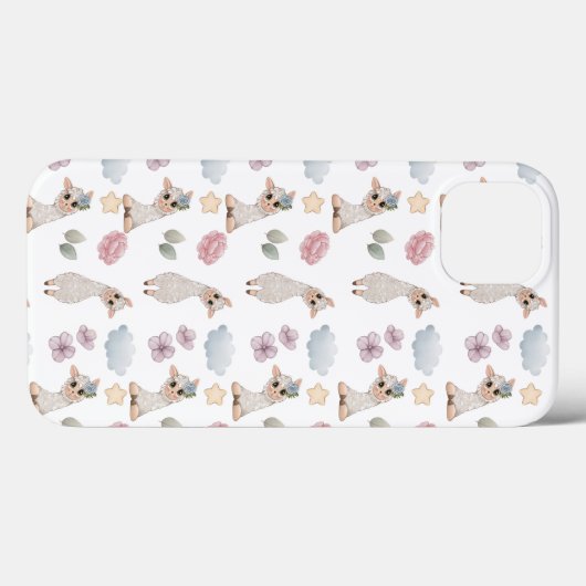 CUTE LLAMA Case-Mate iPhone case iPhoneケース (裏面 (横))