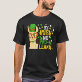 Cute Llama St Patricks Day 0 Irish No Prob Llama I Tシャツ (正面)