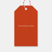 Cute Llama Valentine's Day, Kids Classroom ギフトタグ (裏面)