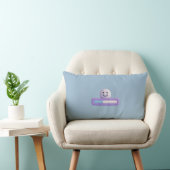 Cute Loading Bar Smile Pillow | Minimalist PILLOW ランバークッション (椅子)