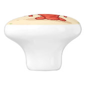 Cute lobster at the beach セラミックノブ (側面)