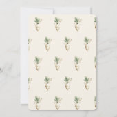 Cute Locally Grown Baby Shower Invitation 招待状 (裏面)