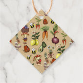 Cute Locally Grown Little Sprout Baby Shower フェイバータグ (裏面)