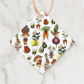 Cute Locally Grown Little Sprout Baby Shower フェイバータグ (裏面)