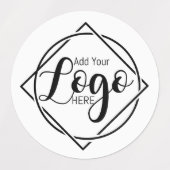 Cute Logo Custom Business Sticker | Personalised ラベル (デザイン2)