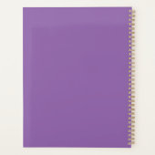 CUTE_LOGO_PINK_BLACKプランナー プランナー手帳 (裏面)