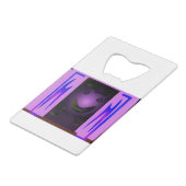 CUTE_LOGO_PINK_BLACK クレジットカード栓抜き (裏面アングル)