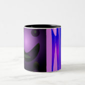 CUTE_LOGO_PINK_BLACK ツートーンマグカップ (中央)