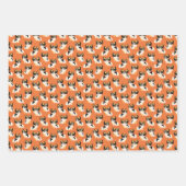 Cute Long-Haired Chihuahuas ラッピングペーパーシート (正面3)