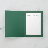 Cute love birds Wedding add text カード (内部)