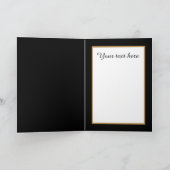 Cute love birds Wedding add text  カード (内部)