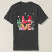 Cute Love Bunny Gnome & Eggs Hunting Egg Season Ea Tシャツ (デザイン正面)