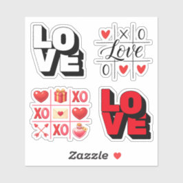 Cute Love Emoji Valentine Sticker Sheet シール