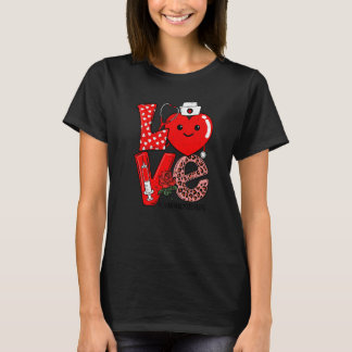 Cute Love Heart Stethoscope Pharmacy Tech Life Val Tシャツ