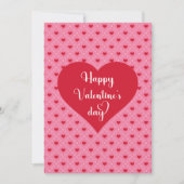 Cute Love Hearts Valentine Card for Girlfriend シーズンカード (正面)