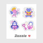 Cute love sticker set シール (シート)