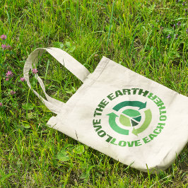 Cute Love The Earth Environmental Activist トートバッグ
