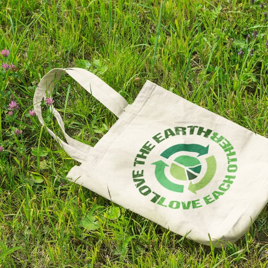 Cute Love The Earth Environmental Activist トートバッグ