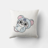 Cute lovely little adorable mouse クッション (裏面)