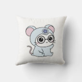 Cute lovely little adorable mouse クッション (裏面)