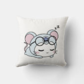Cute lovely little adorable mouse クッション (裏面)
