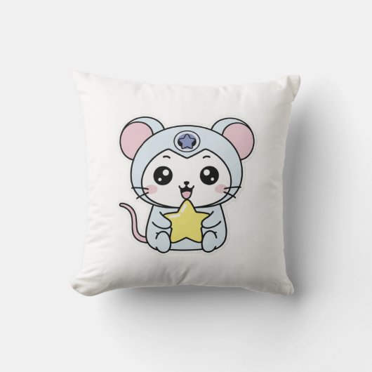 Cute lovely little adorable mouse クッション (正面)